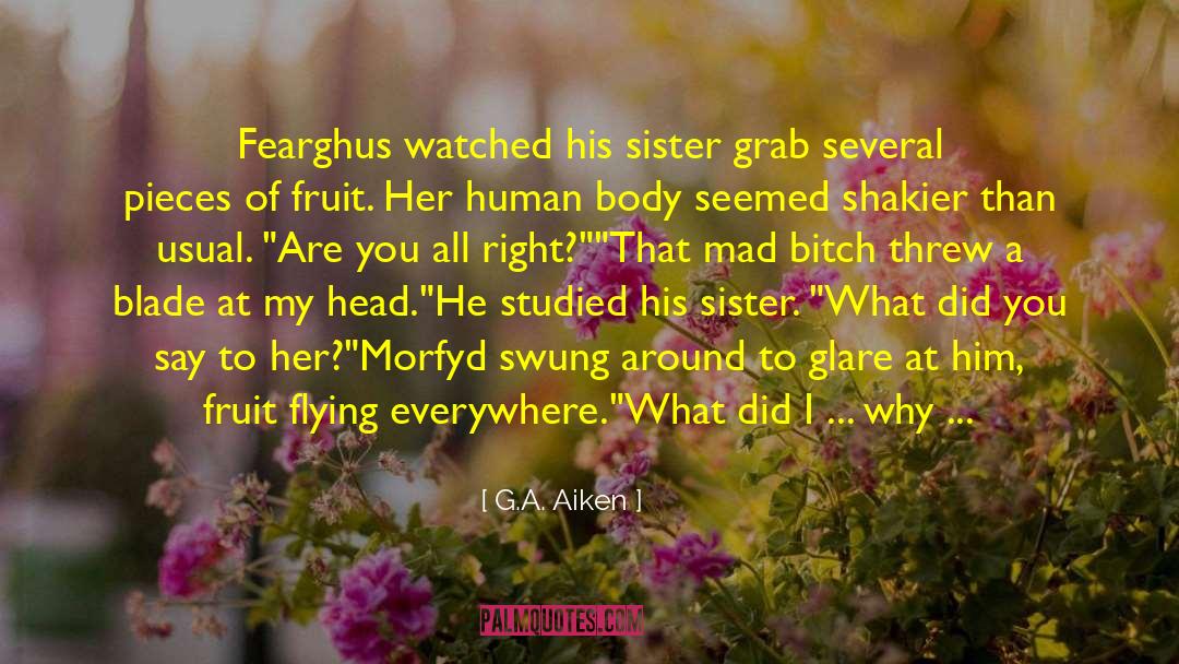 Careful What You Say quotes by G.A. Aiken