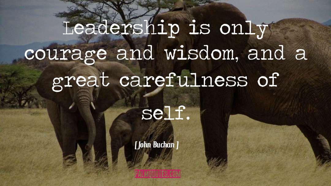 Carefulness quotes by John Buchan