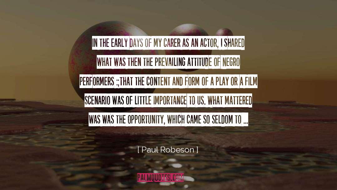 Carer quotes by Paul Robeson