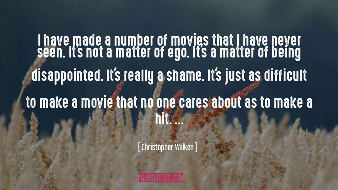 Cares quotes by Christopher Walken