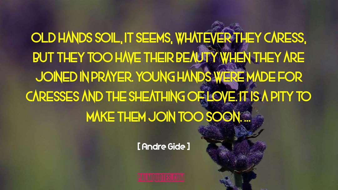 Caress quotes by Andre Gide