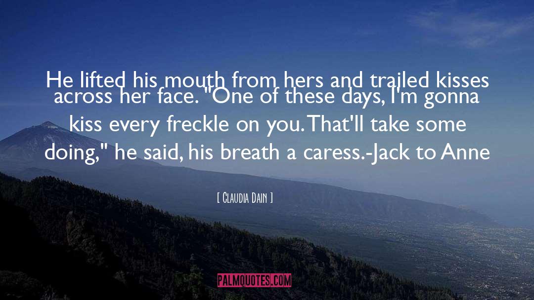 Caress quotes by Claudia Dain