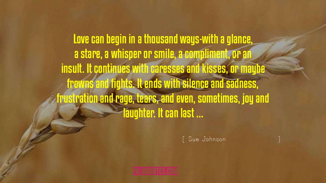 Caresses quotes by Sue Johnson