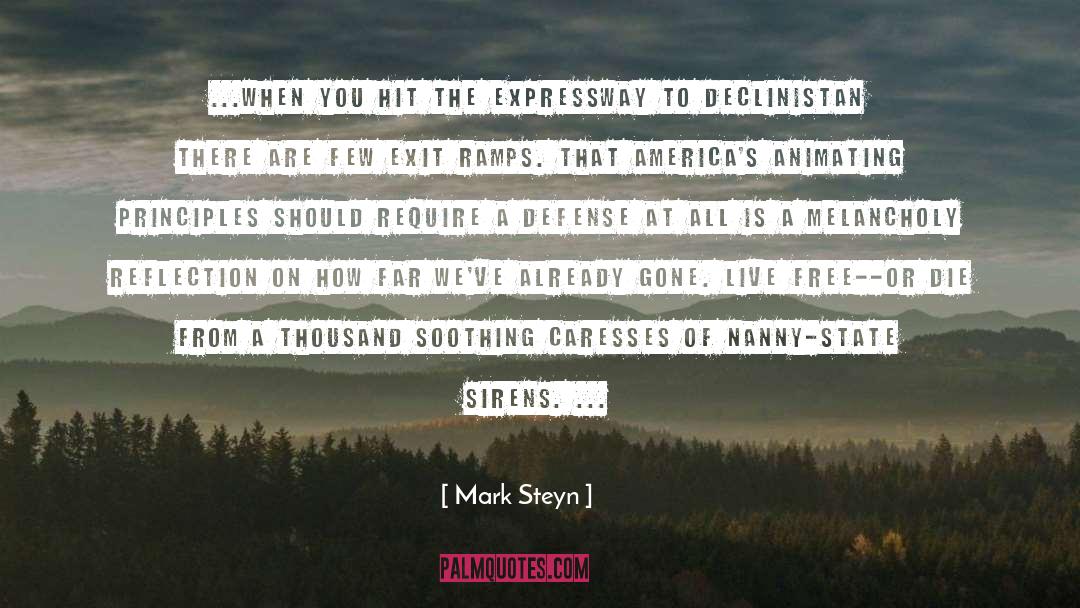 Caresses quotes by Mark Steyn