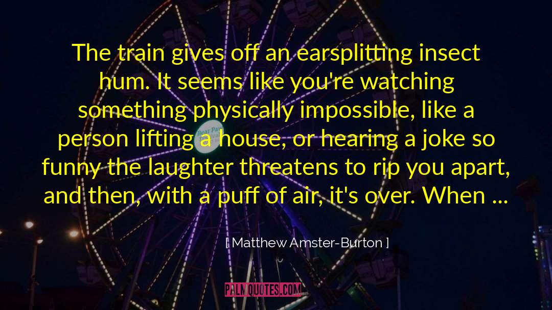 Carfrae Matthew quotes by Matthew Amster-Burton