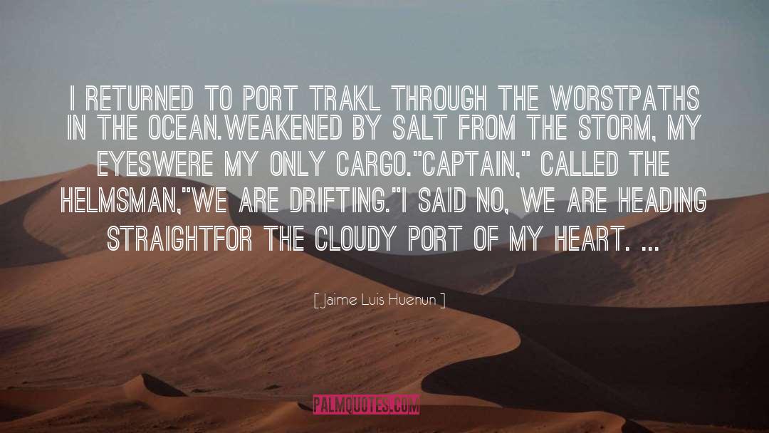 Cargo quotes by Jaime Luis Huenun