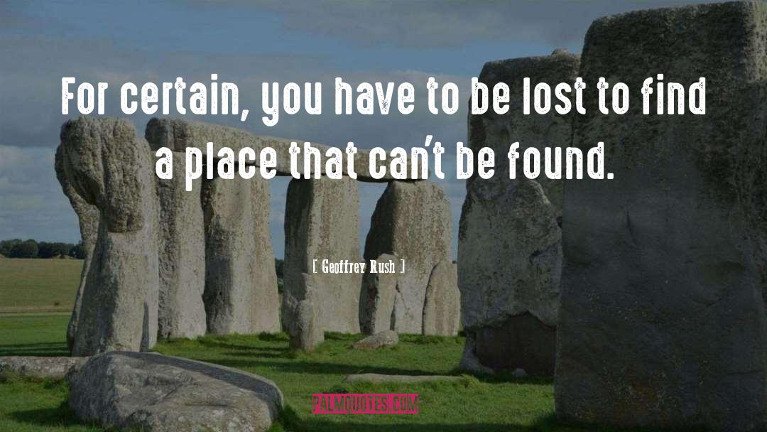 Caribbean quotes by Geoffrey Rush