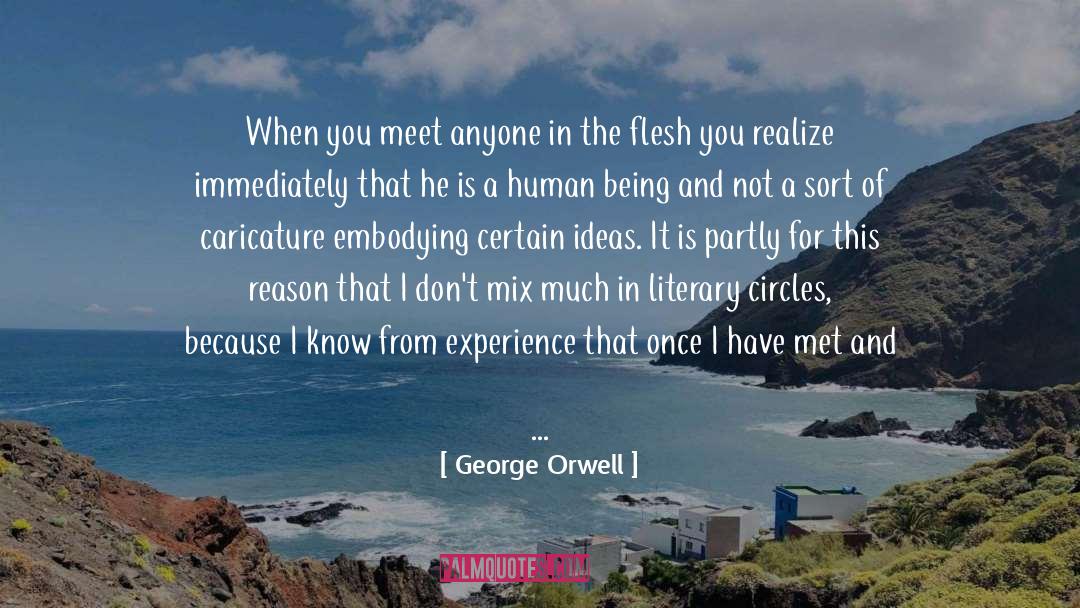 Caricatures quotes by George Orwell