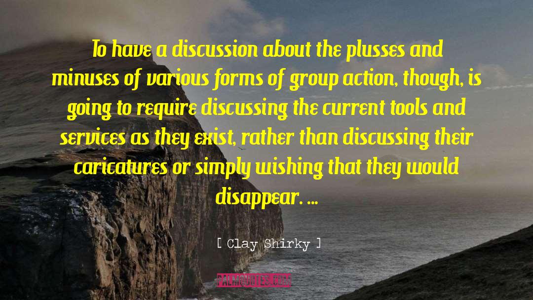 Caricatures quotes by Clay Shirky