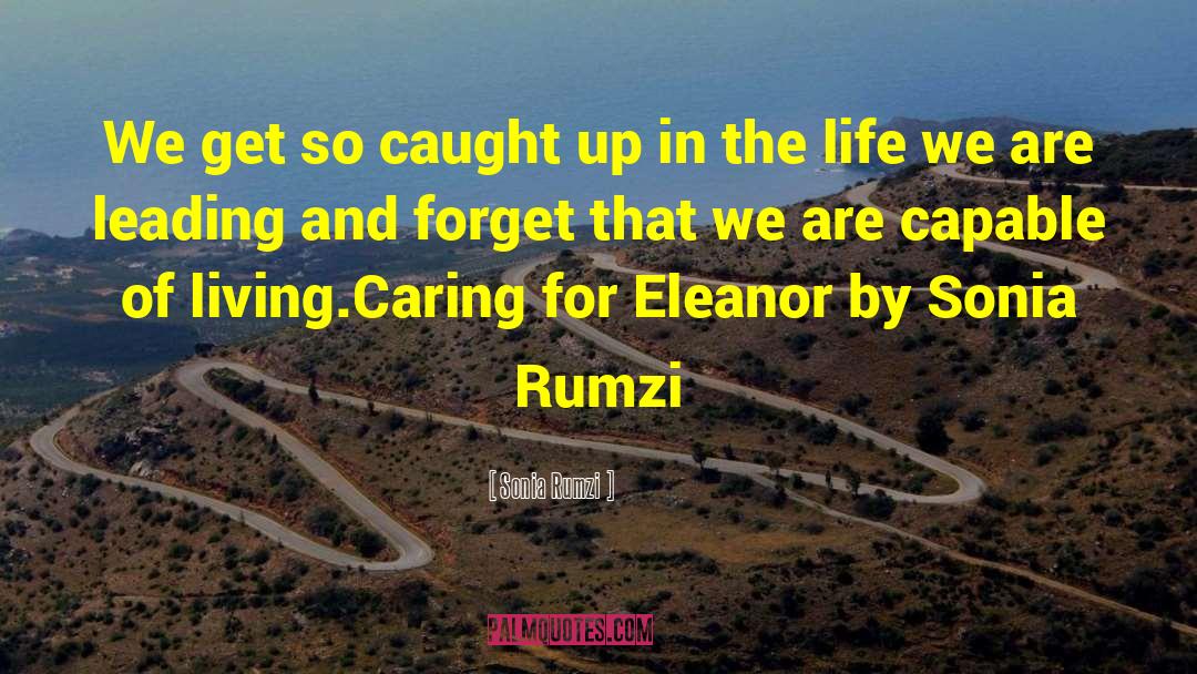 Caring For Eleanor quotes by Sonia Rumzi