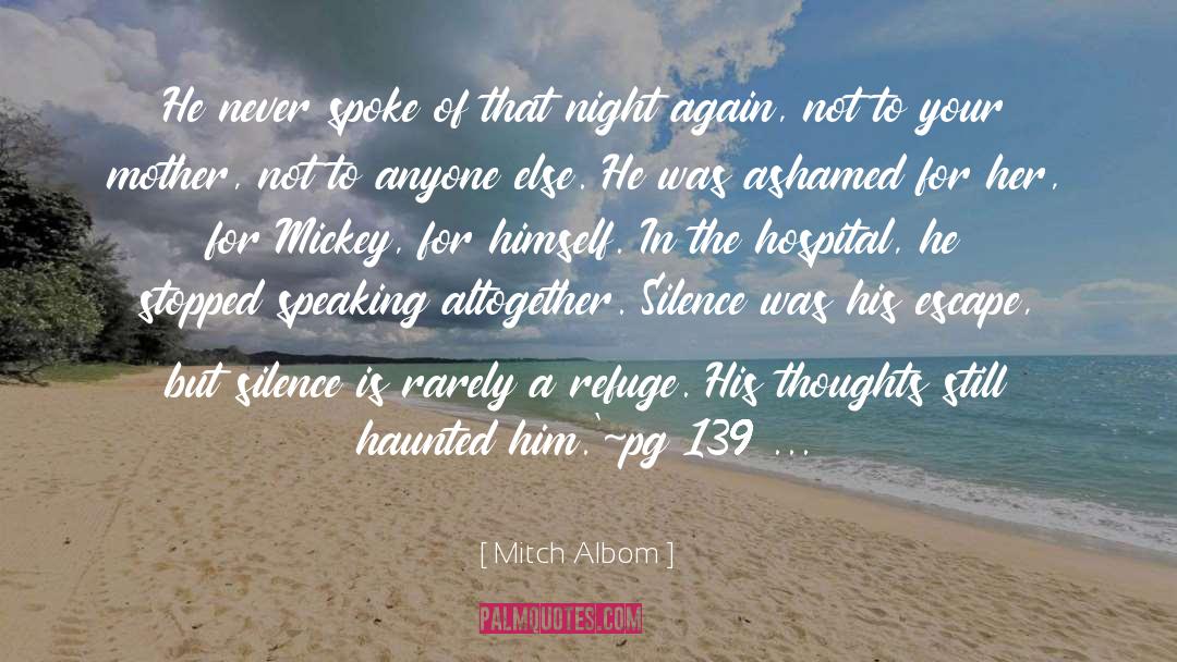 Caring Mother quotes by Mitch Albom