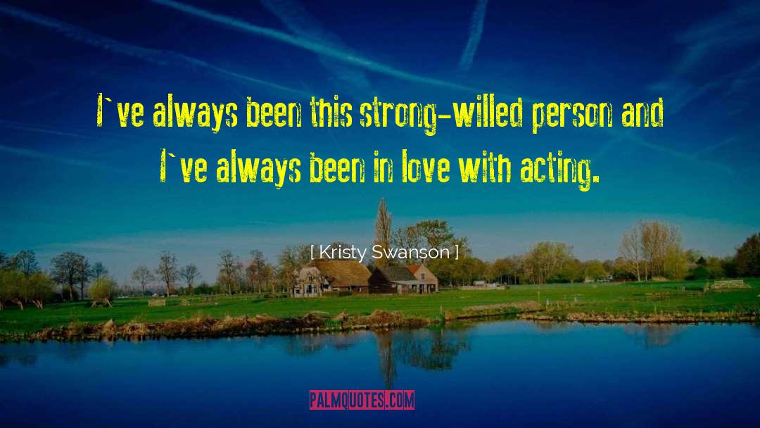 Caring Person quotes by Kristy Swanson