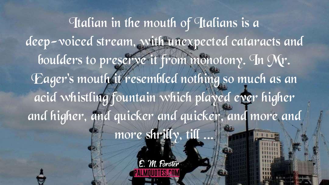Carinis Italian quotes by E. M. Forster
