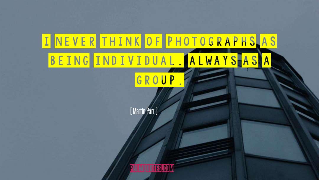 Carissimi Group quotes by Martin Parr