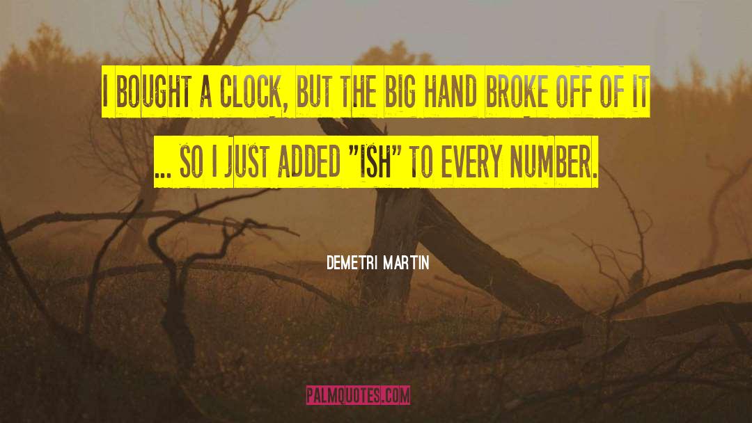 Carl Martin quotes by Demetri Martin