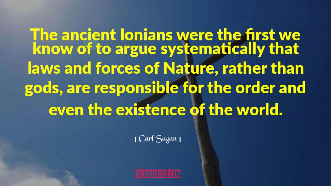 Carl Sagan Laws Of Nature quotes by Carl Sagan