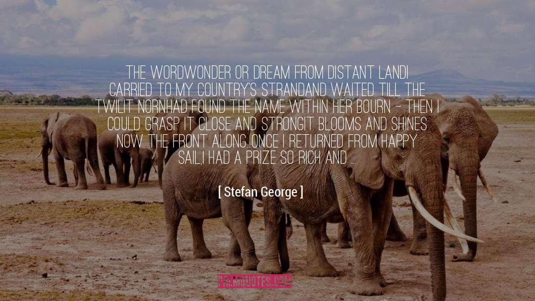 Carl Strand quotes by Stefan George
