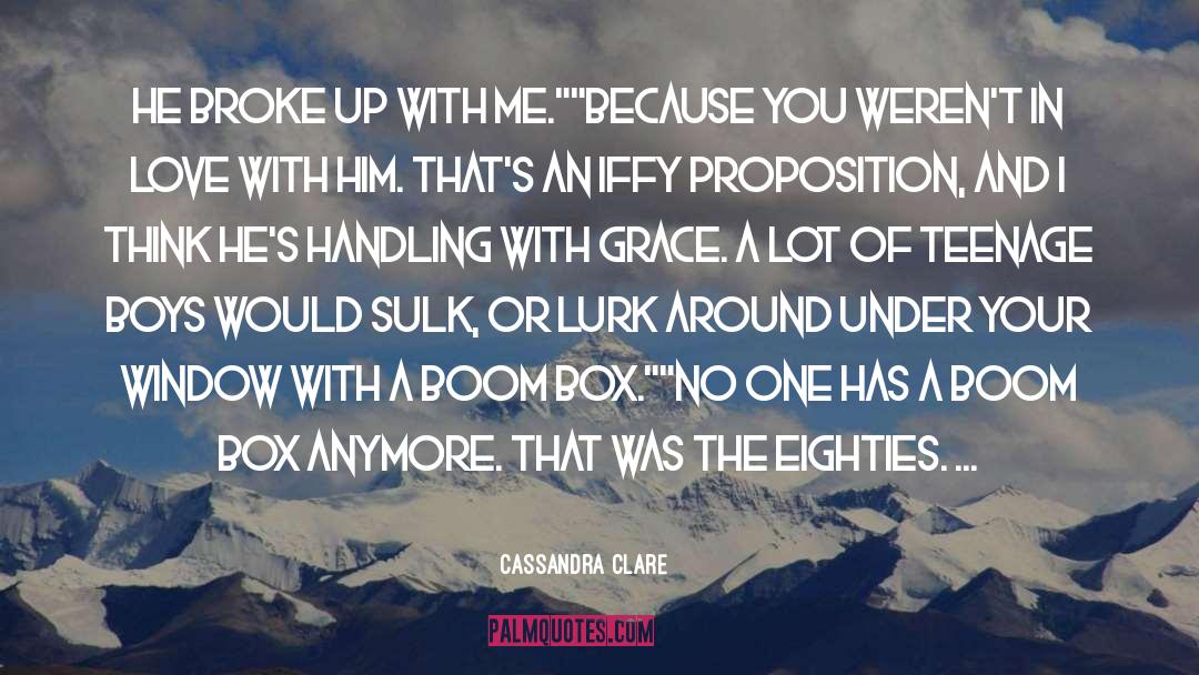Carla And Luke quotes by Cassandra Clare