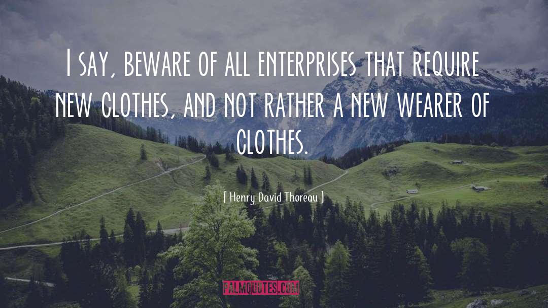 Carlisa Enterprise quotes by Henry David Thoreau