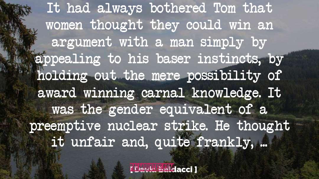 Carnal quotes by David Baldacci