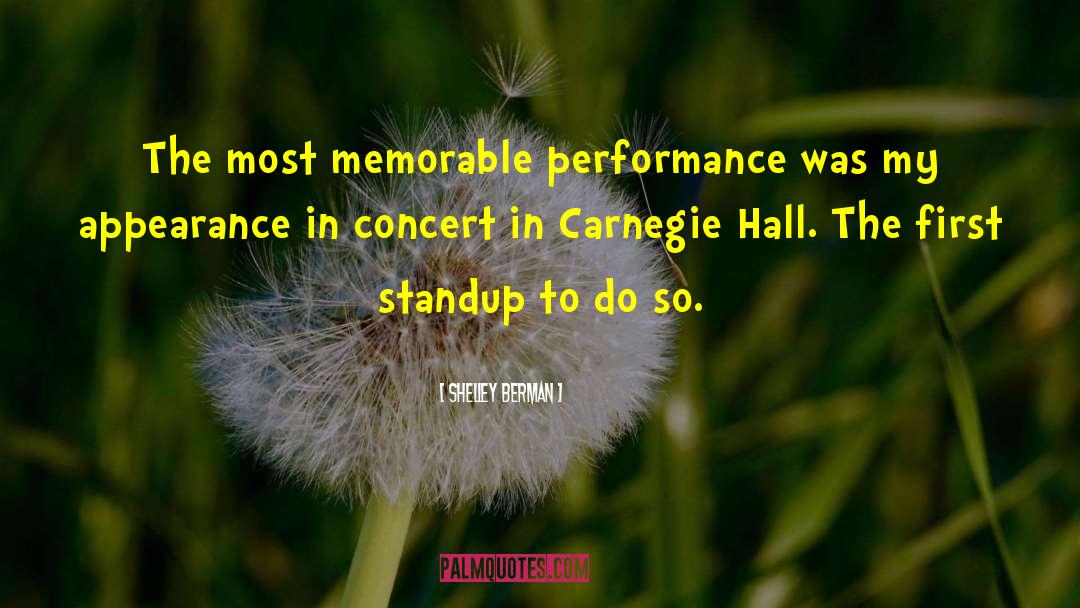 Carnegie Hall quotes by Shelley Berman