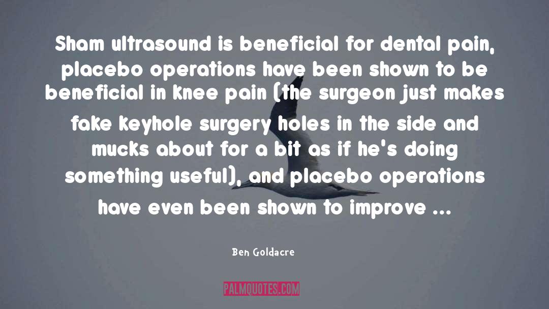Carnicella Dental quotes by Ben Goldacre