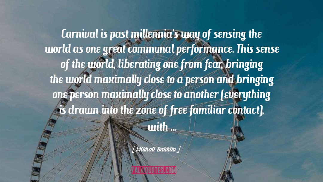 Carnival quotes by Mikhail Bakhtin