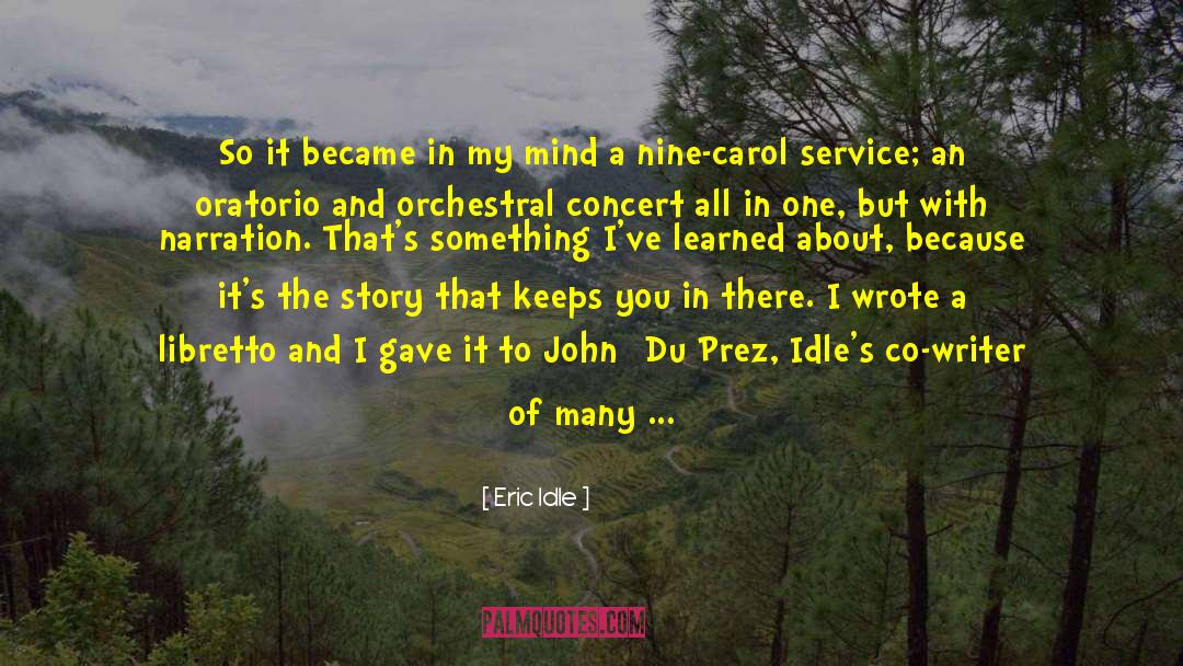 Carols quotes by Eric Idle