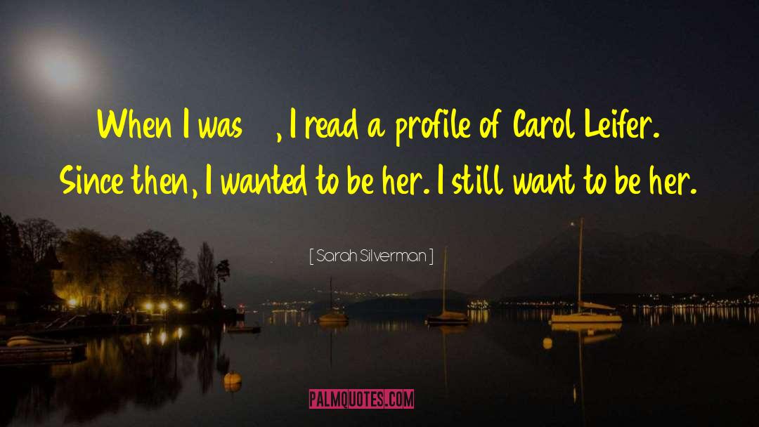 Carols quotes by Sarah Silverman