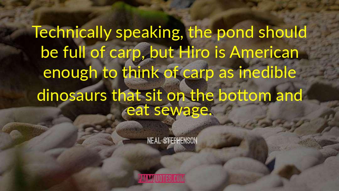 Carp quotes by Neal Stephenson