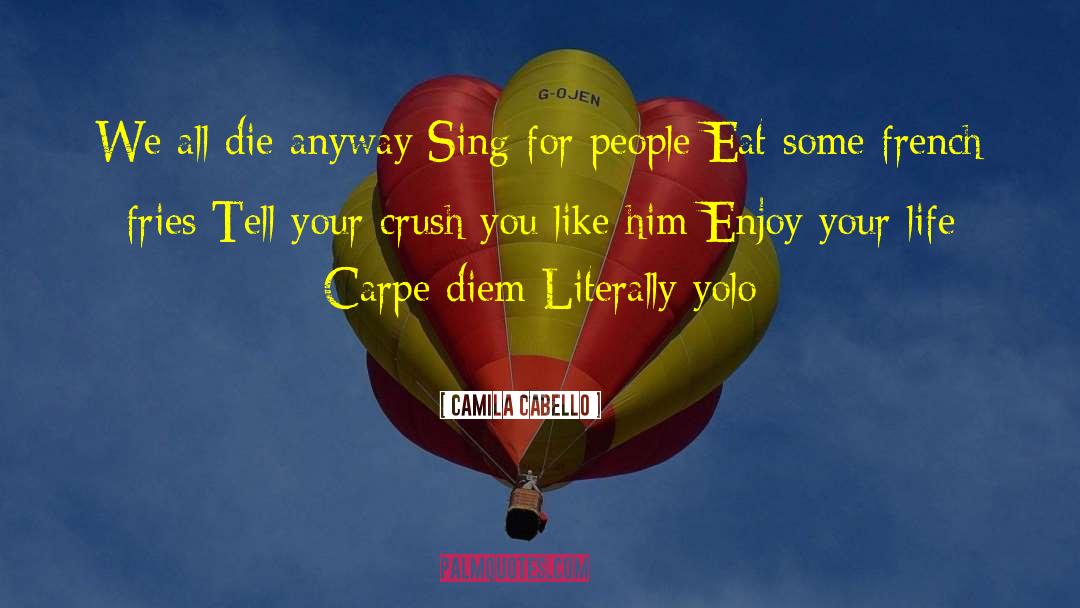 Carpe Diam quotes by Camila Cabello