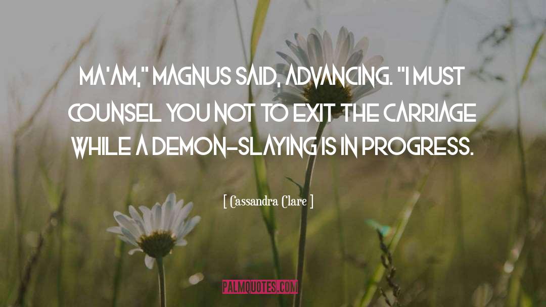 Carriage quotes by Cassandra Clare