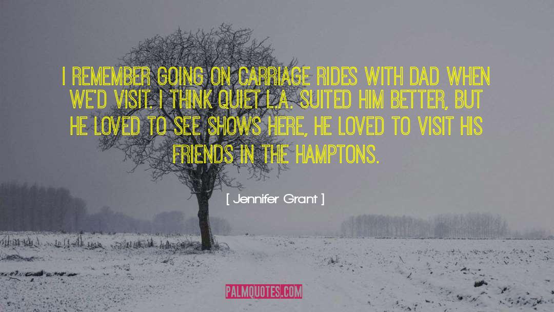 Carriage quotes by Jennifer Grant