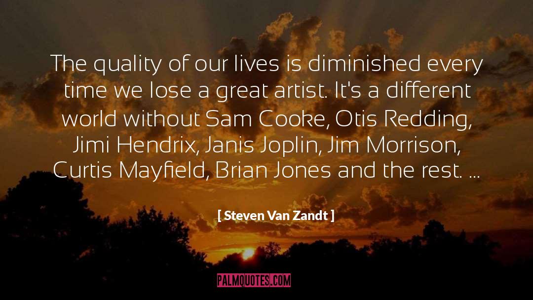 Carrie Jones Steven E Wedel quotes by Steven Van Zandt