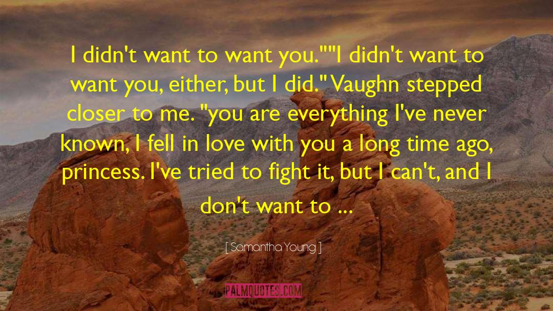 Carrie Vaughn quotes by Samantha Young