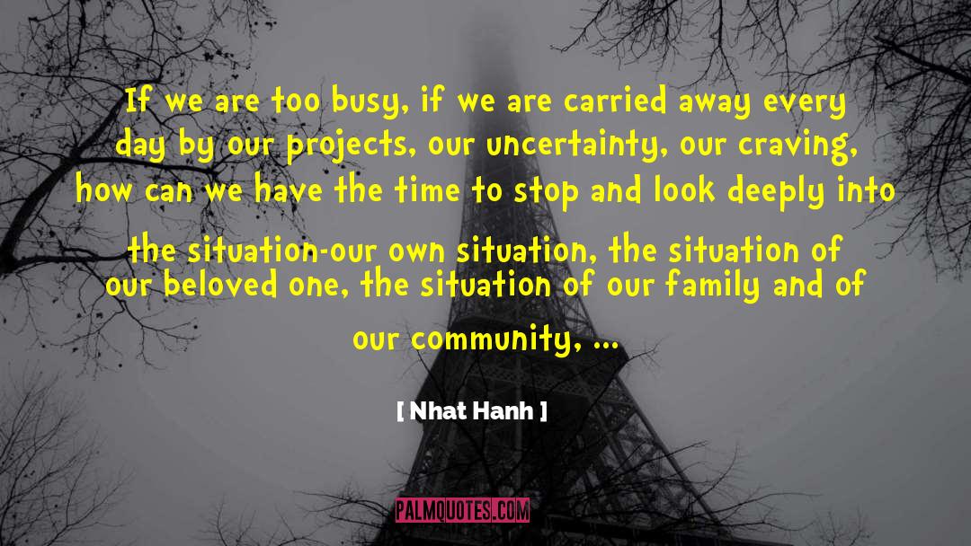 Carried Away quotes by Nhat Hanh