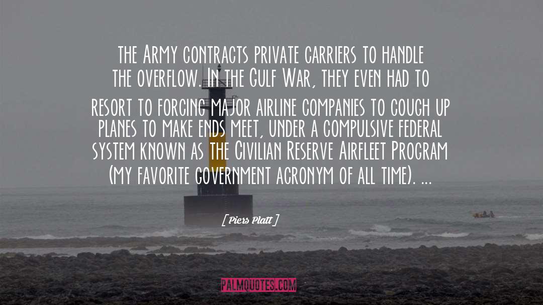 Carriers quotes by Piers Platt
