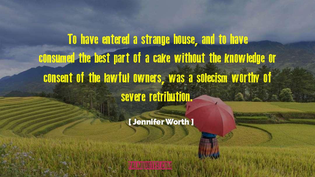 Carrot Cake quotes by Jennifer Worth