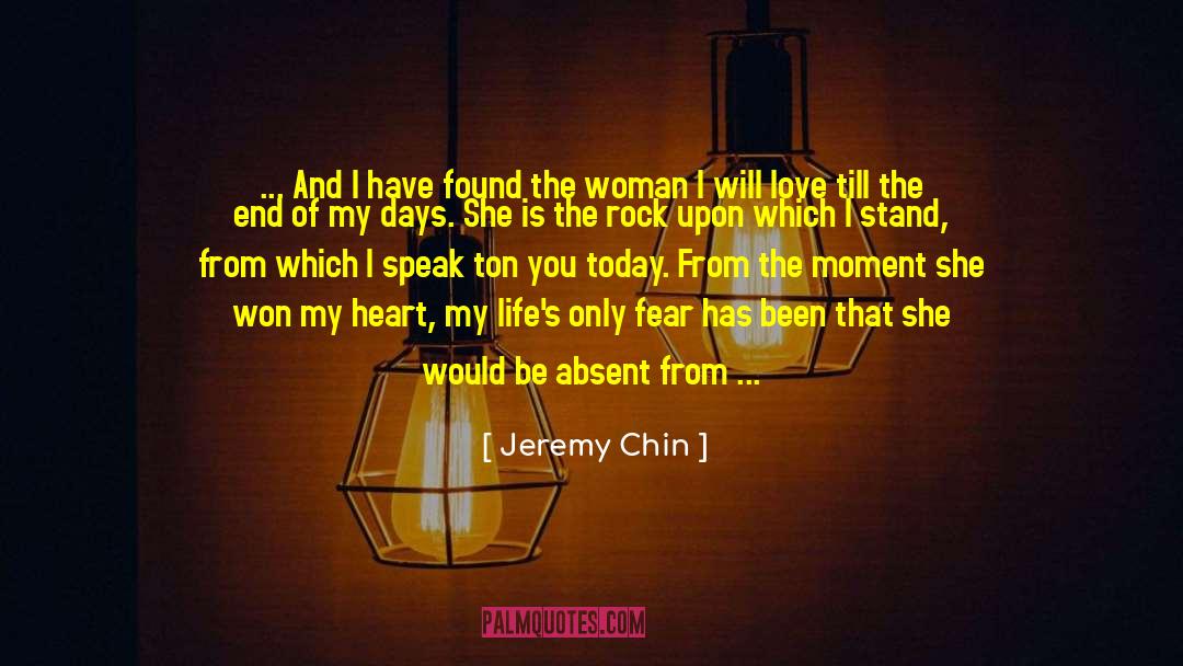 Carry A Rock With You quotes by Jeremy Chin