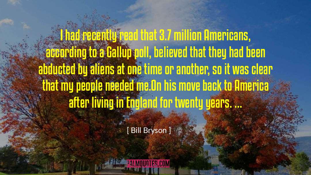 Carry On My Back quotes by Bill Bryson