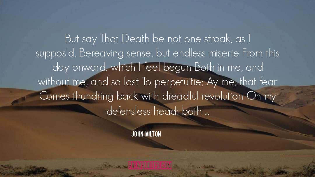 Carry On My Back quotes by John Milton