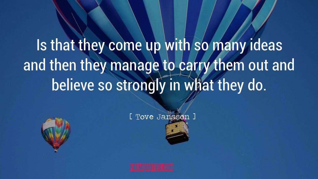 Carry quotes by Tove Jansson