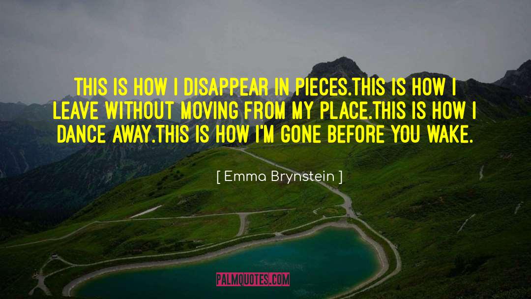 Carry You Away quotes by Emma Brynstein