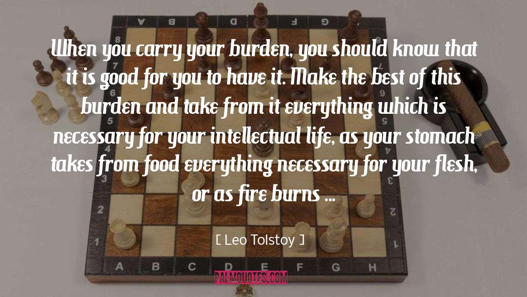 Carry Your Burden quotes by Leo Tolstoy
