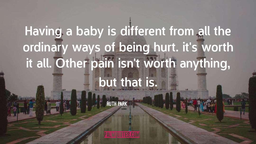 Carrying A Baby quotes by Ruth Park