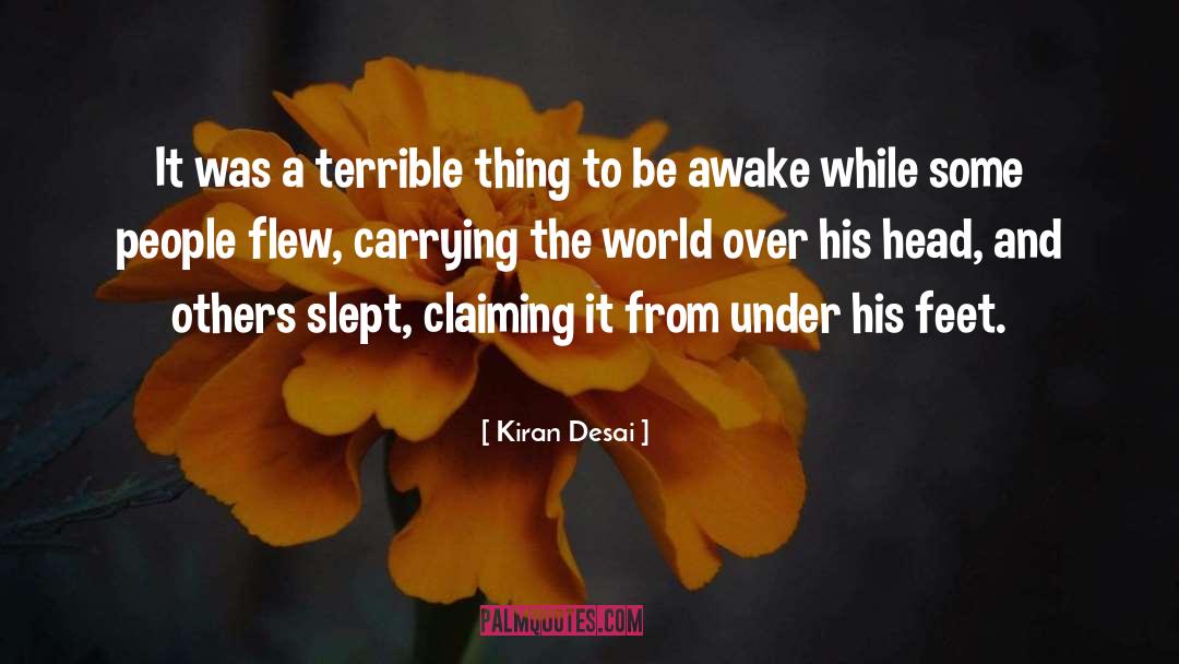 Carrying quotes by Kiran Desai