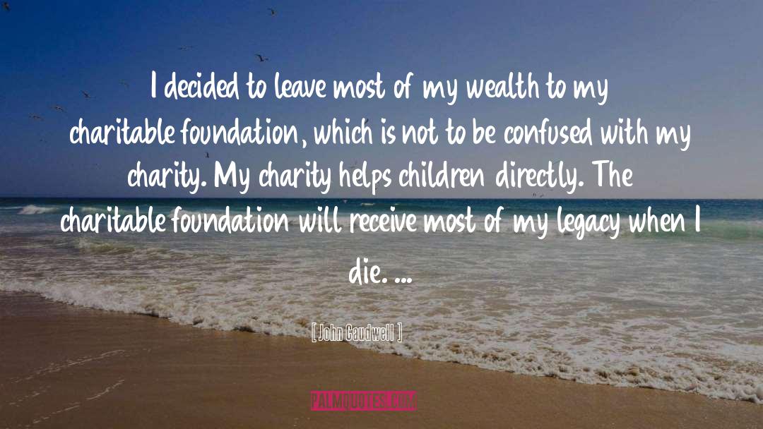 Carryover Of Charitable Contributions quotes by John Caudwell