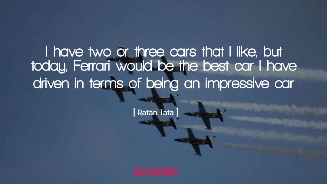 Cars quotes by Ratan Tata