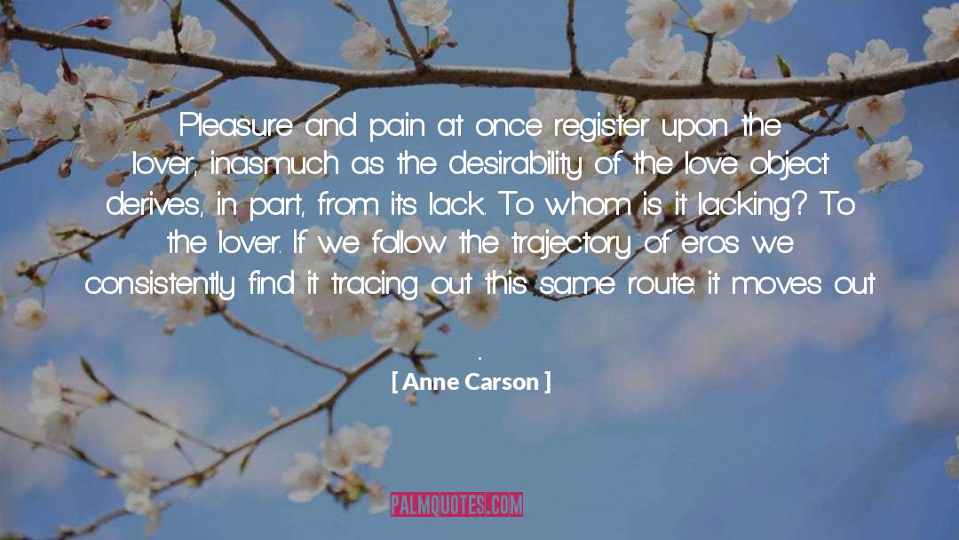 Carson Blackridge quotes by Anne Carson