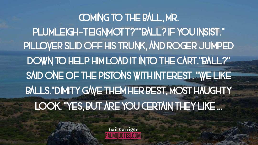 Cart quotes by Gail Carriger